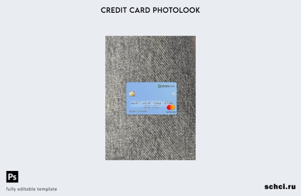 цифровая загрузка Албания Credins Bank Mastercard фотовид переднего шаблона
